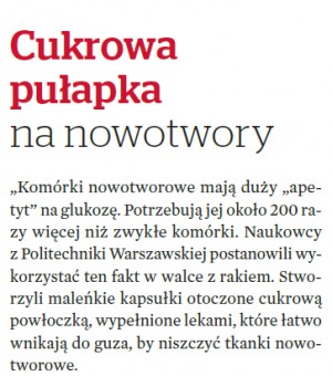 Cukrowa pułapka na nowotwory